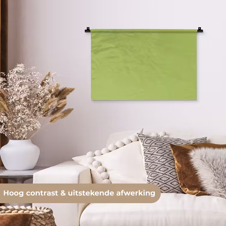 Wandkleed - Lime - Glow - Groen — 4