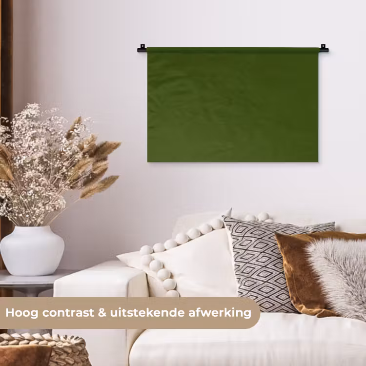 Wandkleed - Olive - Drab - Groen — 4