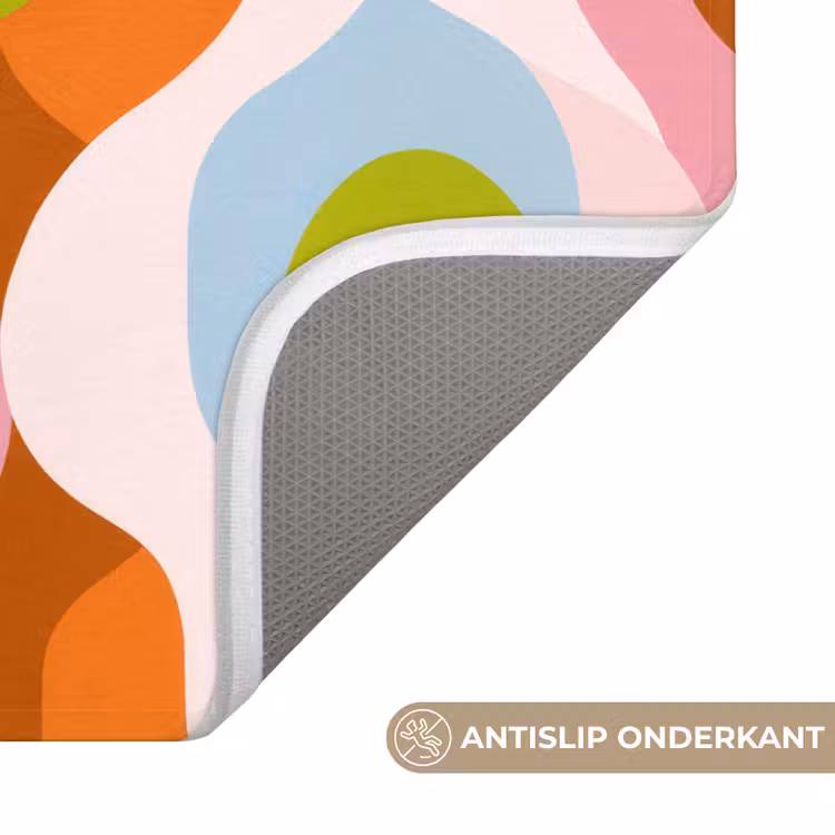 WC Mat - Abstract - Vormen - Roze — 3