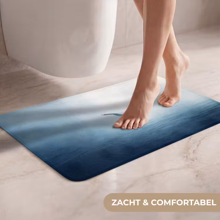 WC Mat - Meeuw - Wit - Zee - Mistig — 7
