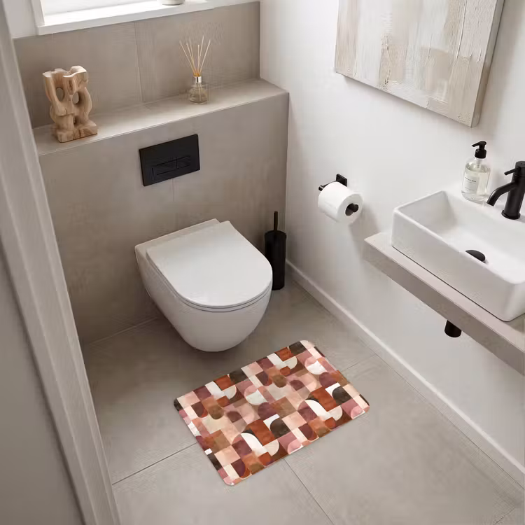 WC Mat - Geometrie - Modern - Retro — 6