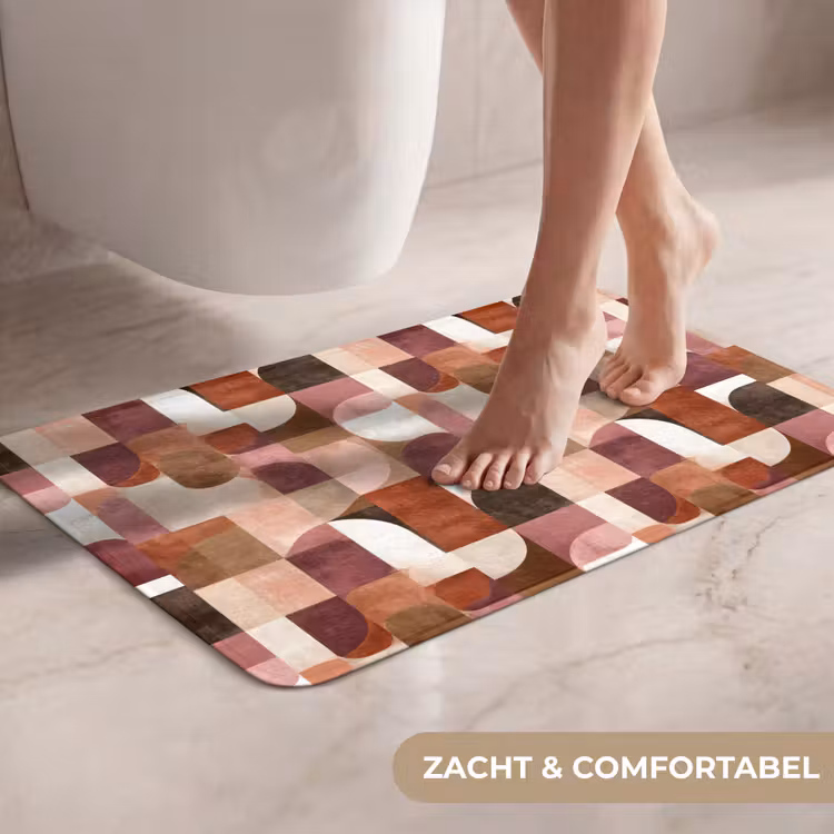 WC Mat - Geometrie - Modern - Retro — 7