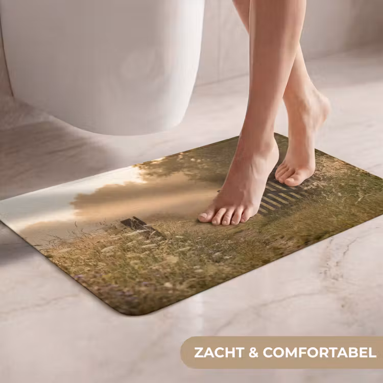 WC Mat - Hek - Natuur - Mist - Veld — 7