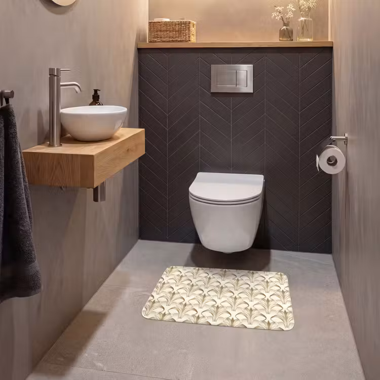 WC Mat - Ornament - Barok - Goud — 2