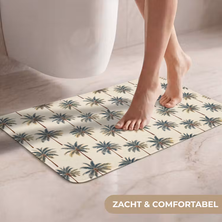 WC Mat - Palmbomen - Tropisch - Groen — 7