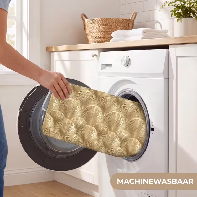 WC Mat - Patroon - Waaier -  Goud — 5