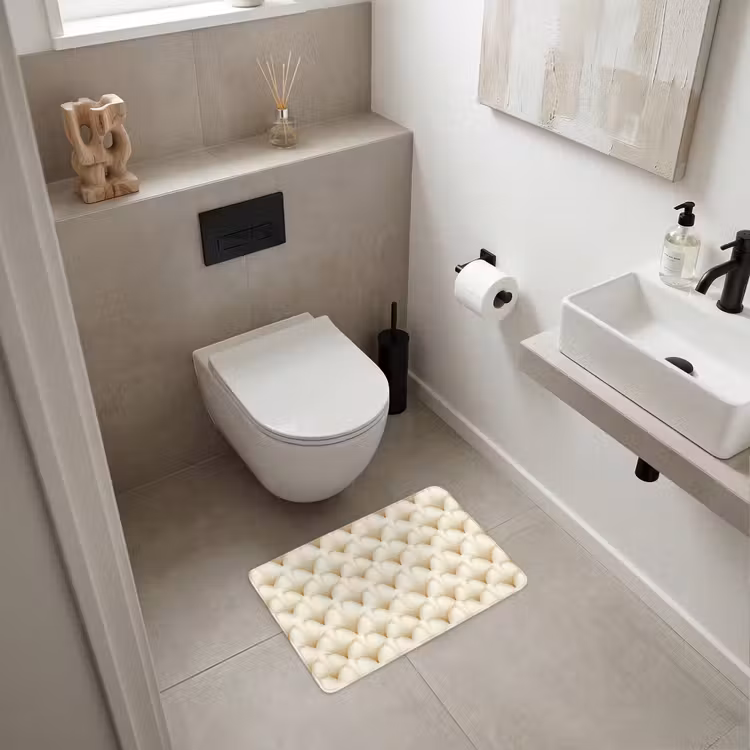 WC Mat - Waaier - Motief - Goud — 6