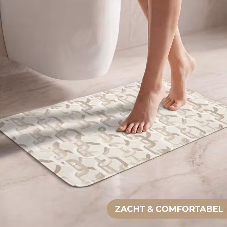 WC Mat - Motief - Abstract - Beige — 7