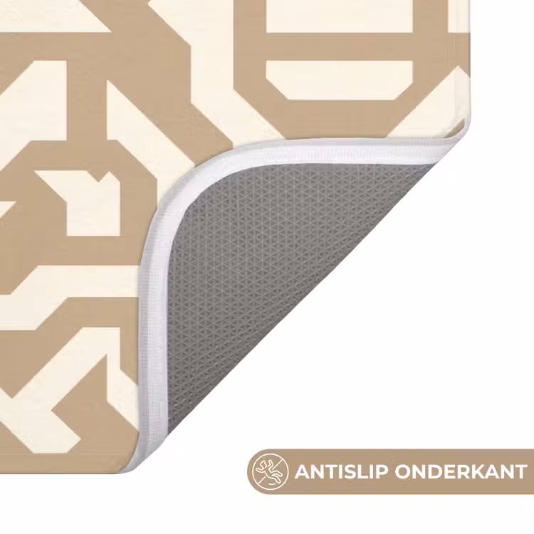 WC Mat - Modern - Abstract - Beige — 3