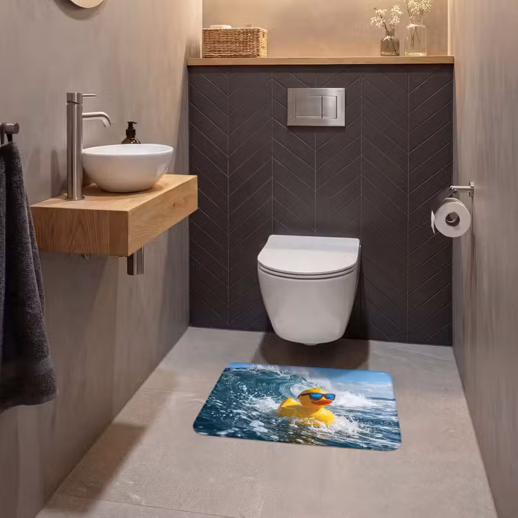 WC Mat - Badeend - Stoer - Golven — 2