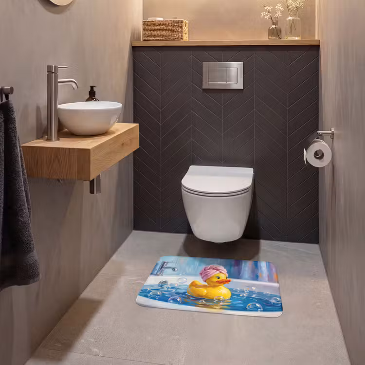 WC Mat - Creatief - Badeend - Kleurrijk — 2