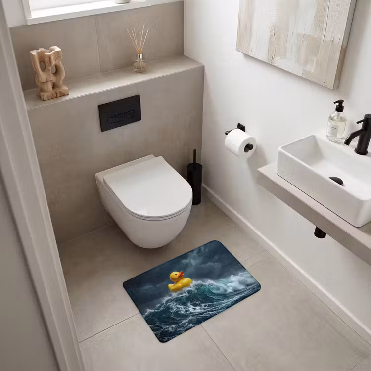 WC Mat - Storm - Badeend - Golven — 6