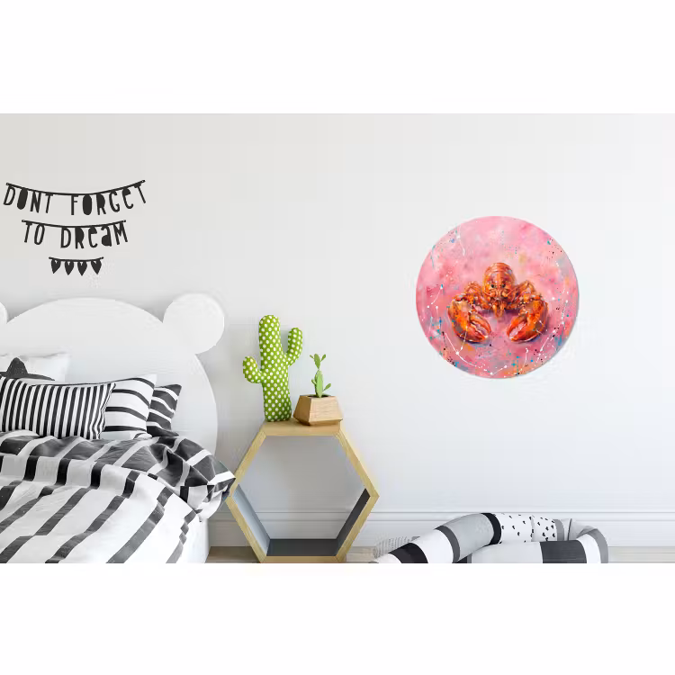 Zeeleven - Kreeft - Spatters - Abstract - Roze — 5
