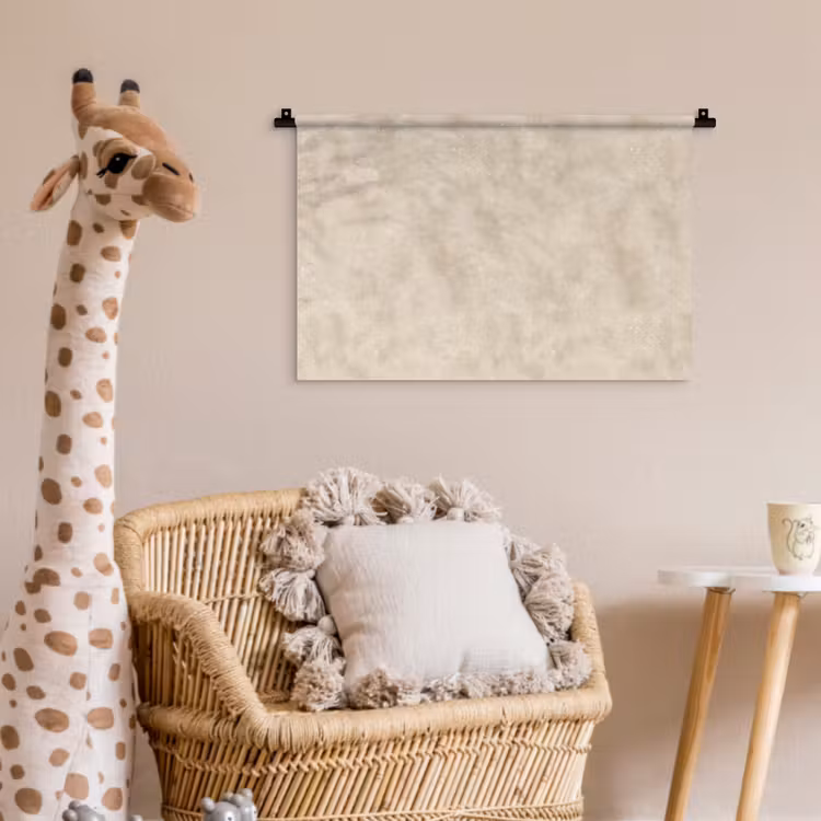 Wandkleed - Structuur - Spikkels - Beige — 5