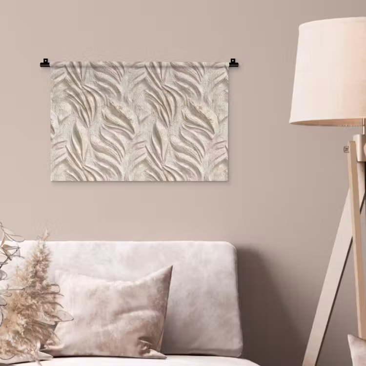 Wandkleed - Textuur - Reliëf - Beige — 2