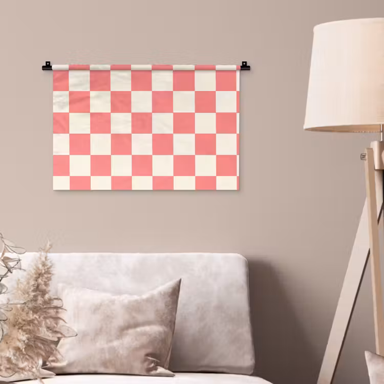 Wandkleed - Traditioneel - Patroon - Roze — 2