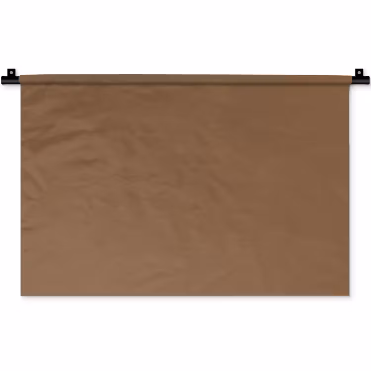 Wandkleed - Soft - Walnut - Bruin — 1