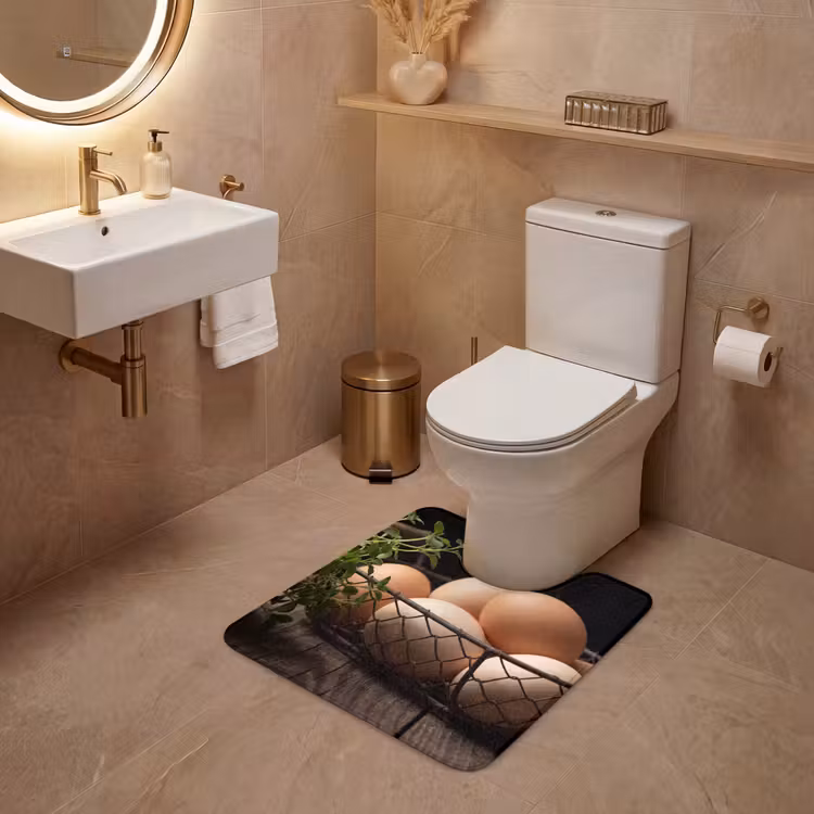 WC Mat - Eieren - Mand - Eten — 3