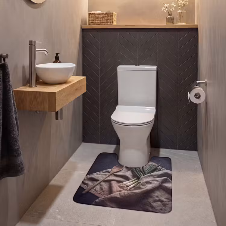 WC Mat - Eten - Lepel - Rustiek — 2