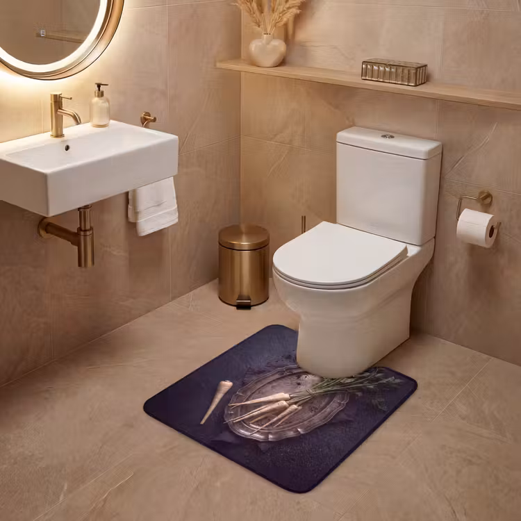 WC Mat - Groenten - Still-leven - Donker — 3