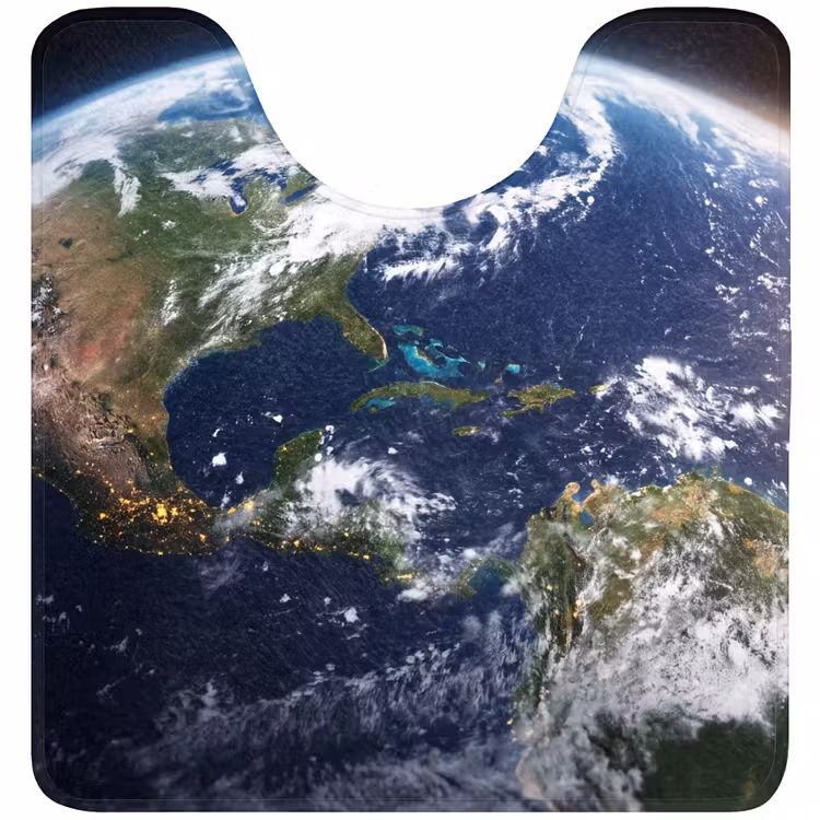 WC Mat - Planeet - Ruimte - Kosmos — 1