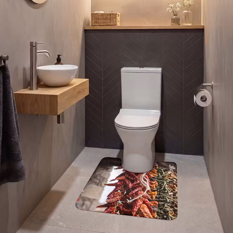 WC Mat - Rode pepers - Eten — 2