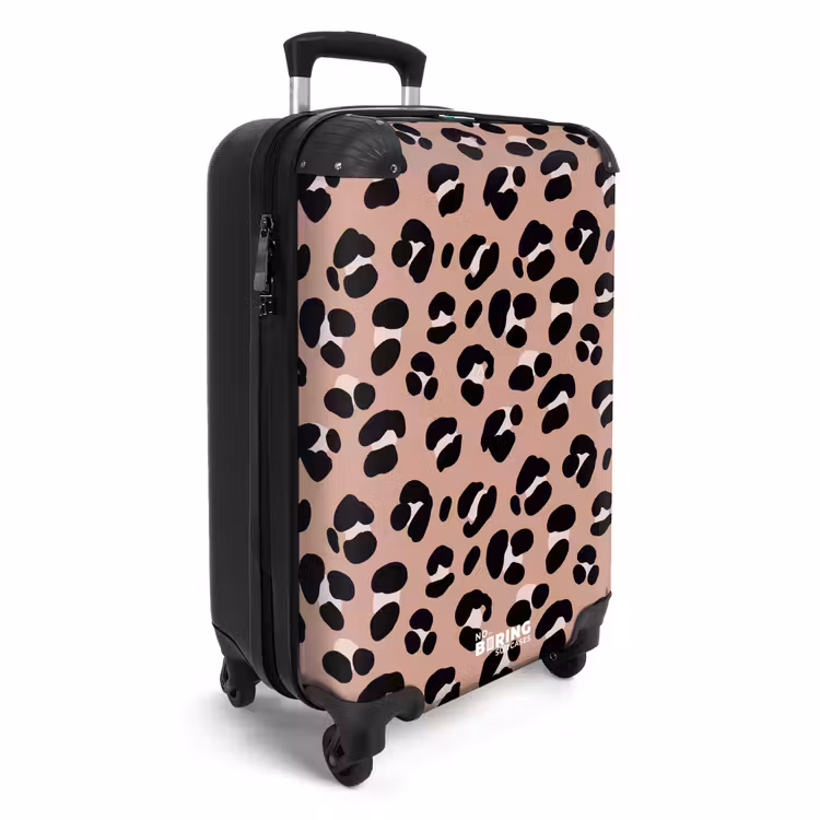CaseSwap - Panterprint op roze achtergrond — 2
