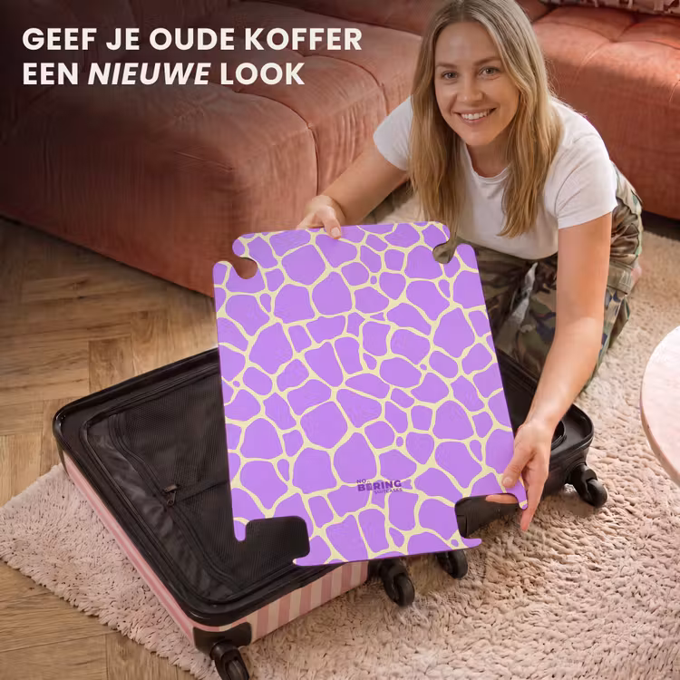 CaseSwap - Giraffeprint in lavendel — 3