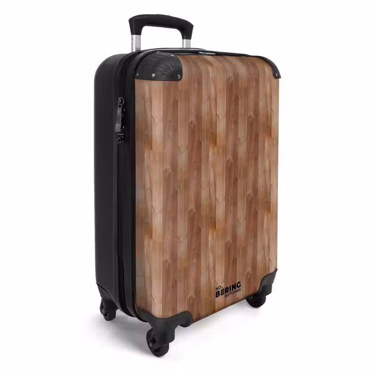 CaseSwap - Roodbruin met hout structuur — 2