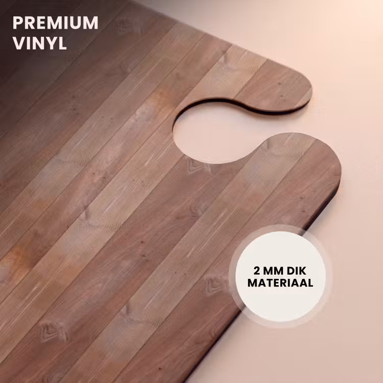 CaseSwap - Roodbruin met hout structuur — 6