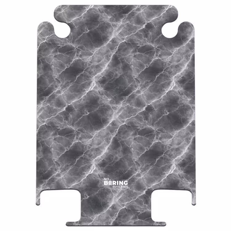 CaseSwap - Donkergrijs - Bliksem - Marmer — 1
