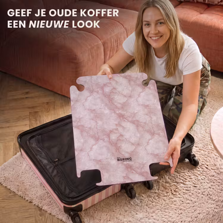 CaseSwap - Roze - Kwartsmarmer - Aders — 3