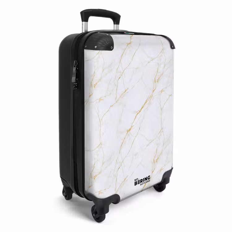 CaseSwap - Wit - Marmer - Goud - Luxueus — 2