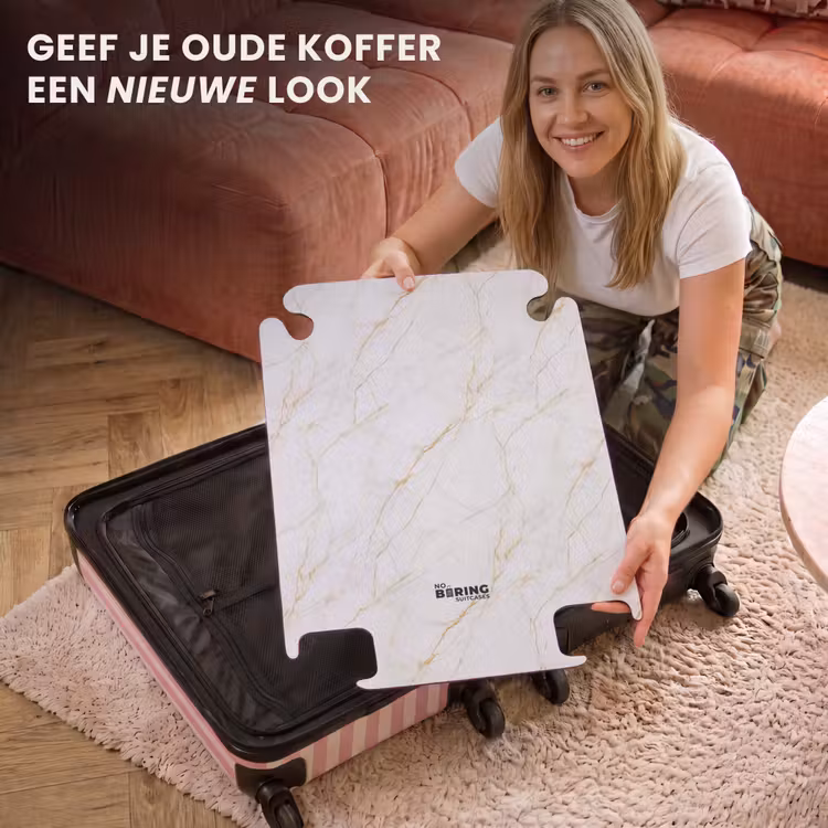 CaseSwap - Wit - Marmer - Goud - Luxueus — 3