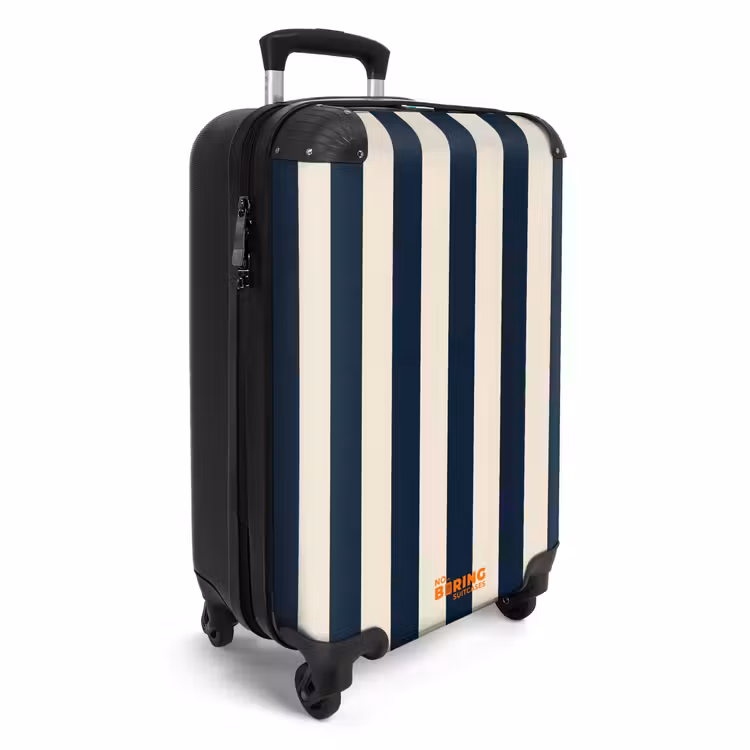 CaseSwap - Verticale strepen - Blauw - Crème — 2