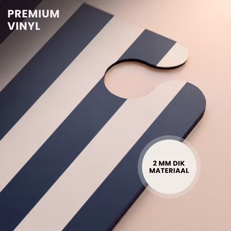 CaseSwap - Verticale strepen - Blauw - Crème — 6