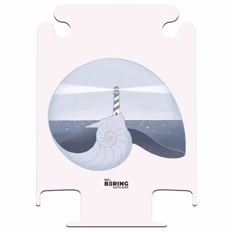 CaseSwap - Vuurtoren - Zee - Schelp - Abstract - Blauw — 1