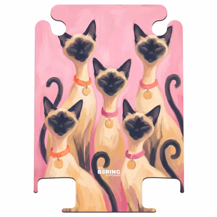 CaseSwap - Kat - Groep - Dieren - Modern - Roze — 1