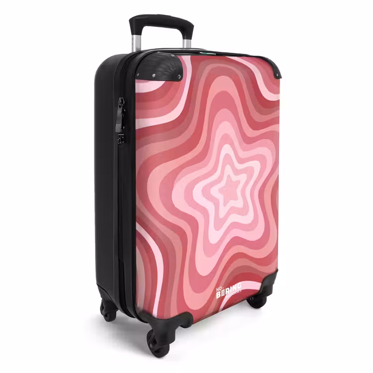 CaseSwap - Ster - Golvend - Abstract - Roze — 2