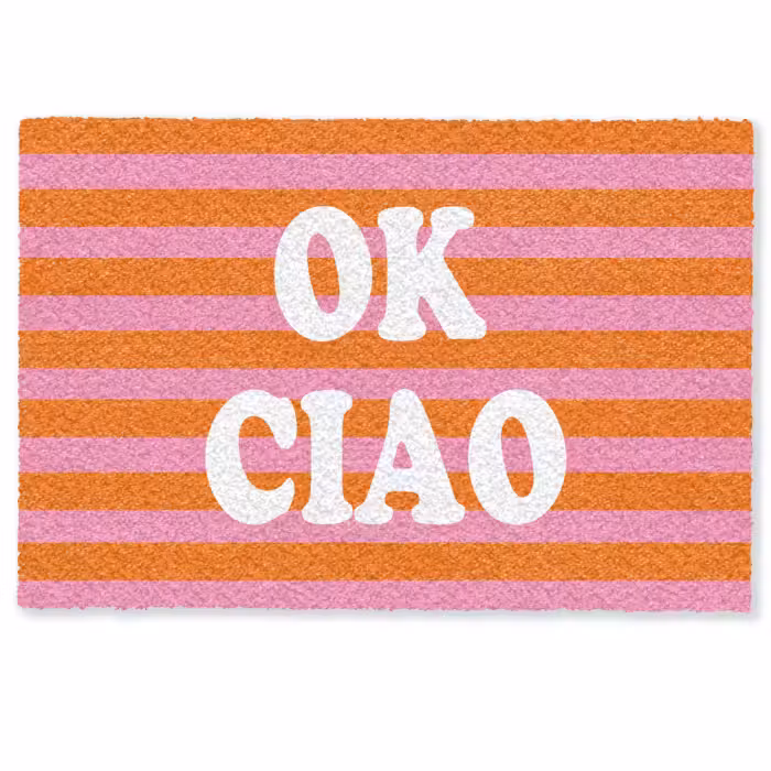 Deurmat - Ciao - Quote - Strepen