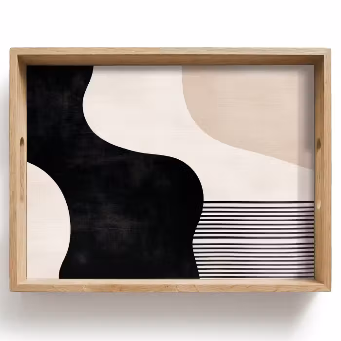Dienblad - Abstract - Japandi - Beige - Modern