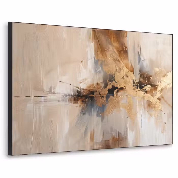 Art Frame - Modern - Bruin - Abstract - Beige