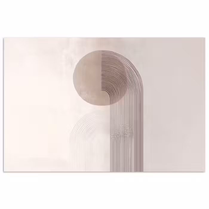 poster - Minimalistisch - Cirkel - Lichtgrijs